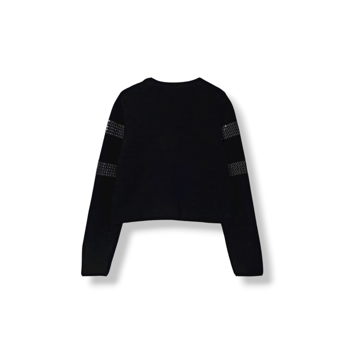 Maglia a girocollo con occhielli metallici Liu Jo Kids