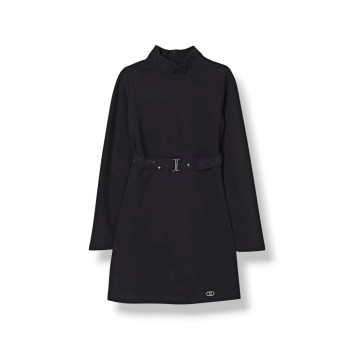 Abito in jersey di viscosa con cintura Liu Jo Kids