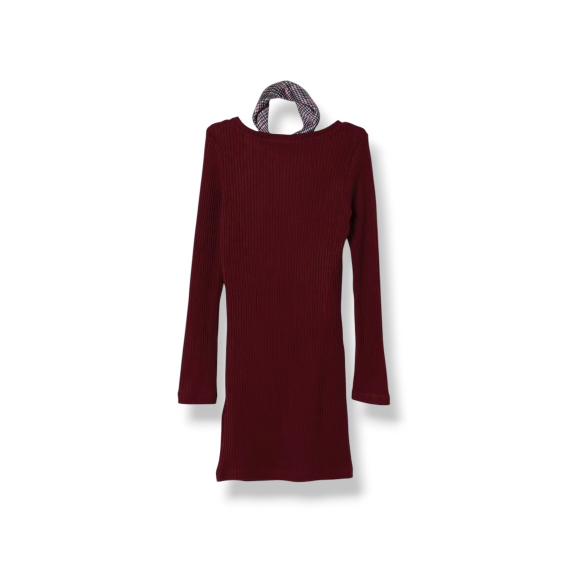 Abito in maglia a coste con foulard Liu Jo Kids