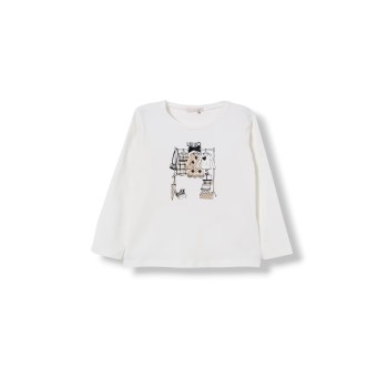 T-shirt in cotone con logo Liu Jo Kids