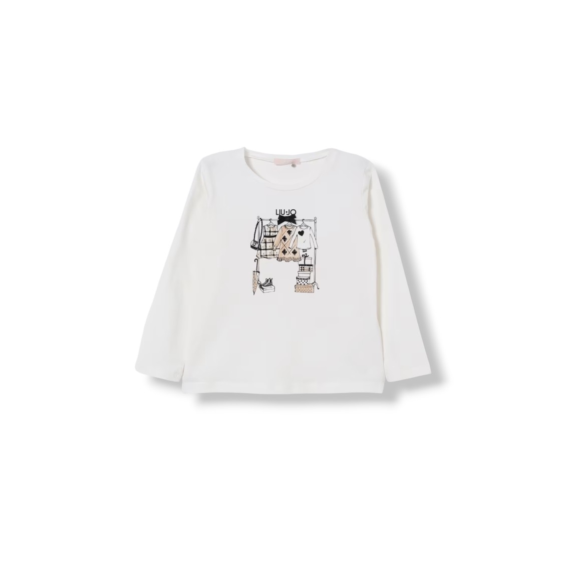 T-shirt in cotone con logo Liu Jo Kids