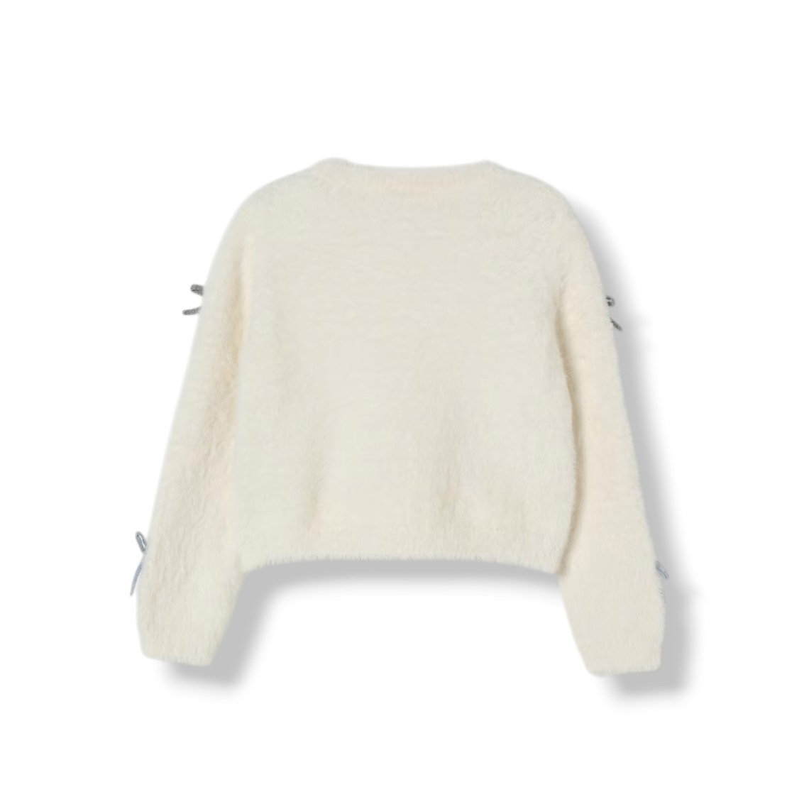 Cardigan in misto cotone con fiocchi Liu Jo Kids