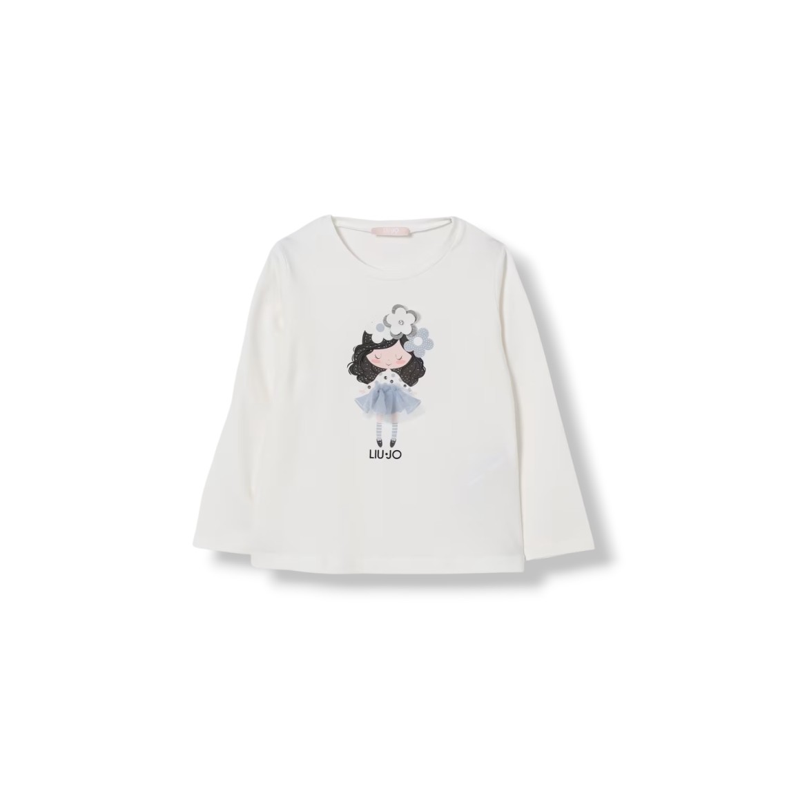 T-shirt in cotone con stampa Liu Jo Kids