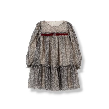 Abito animalier in tulle Liu Jo Kids