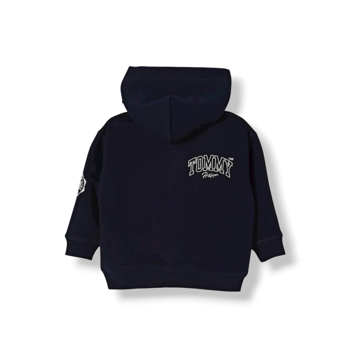 Bomber con cappuccio e logo Tommy Hilfiger