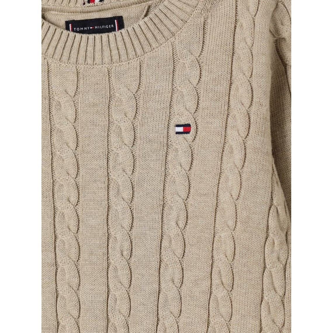 Maglia in cotone con logo Tommy Hilfiger