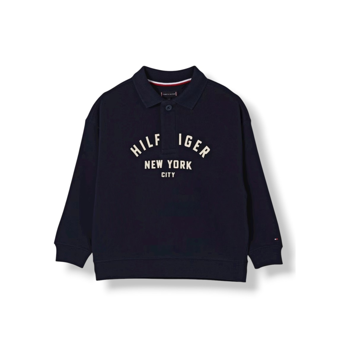 Polo in cotone con logo Tommy Hilfiger