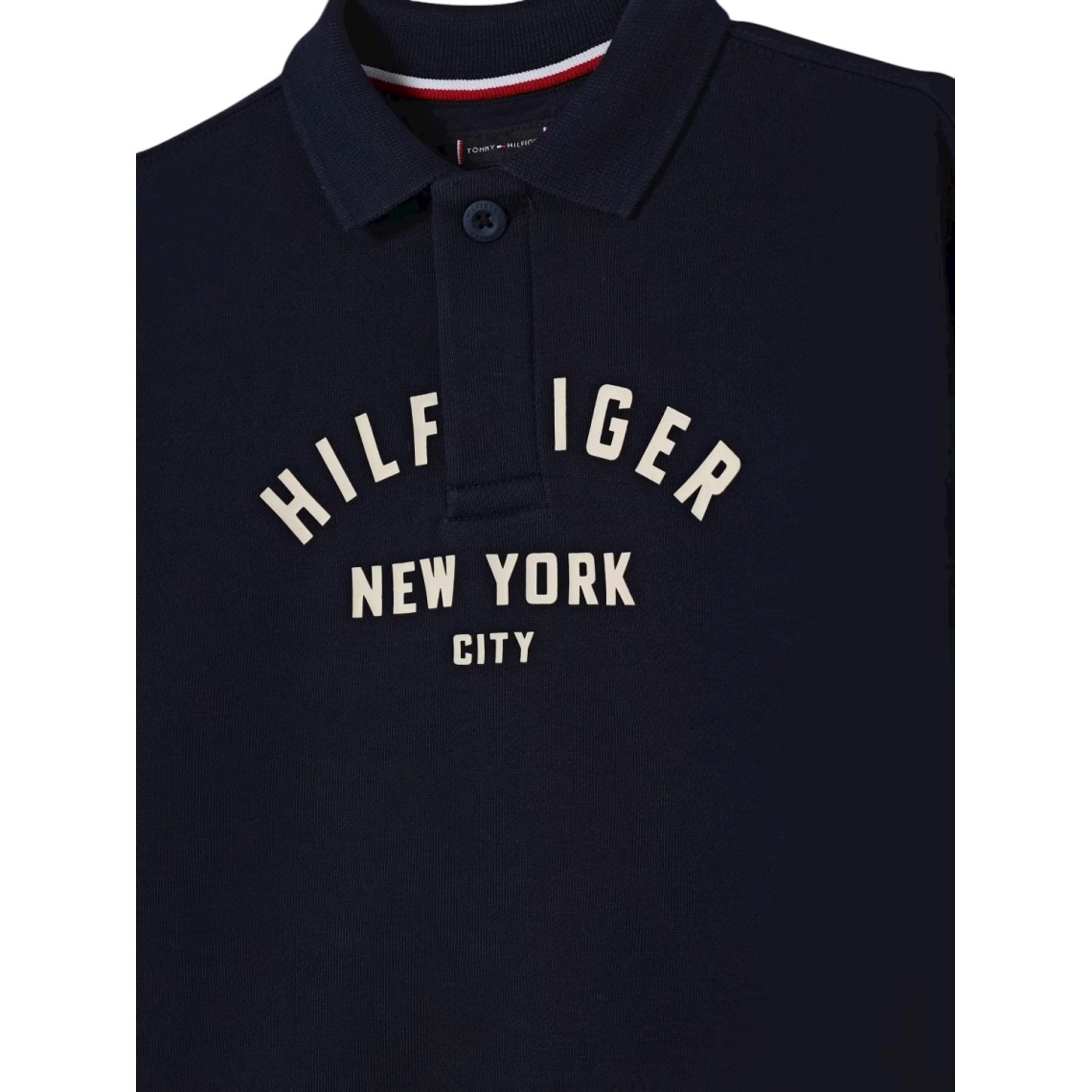 Polo in cotone con logo Tommy Hilfiger