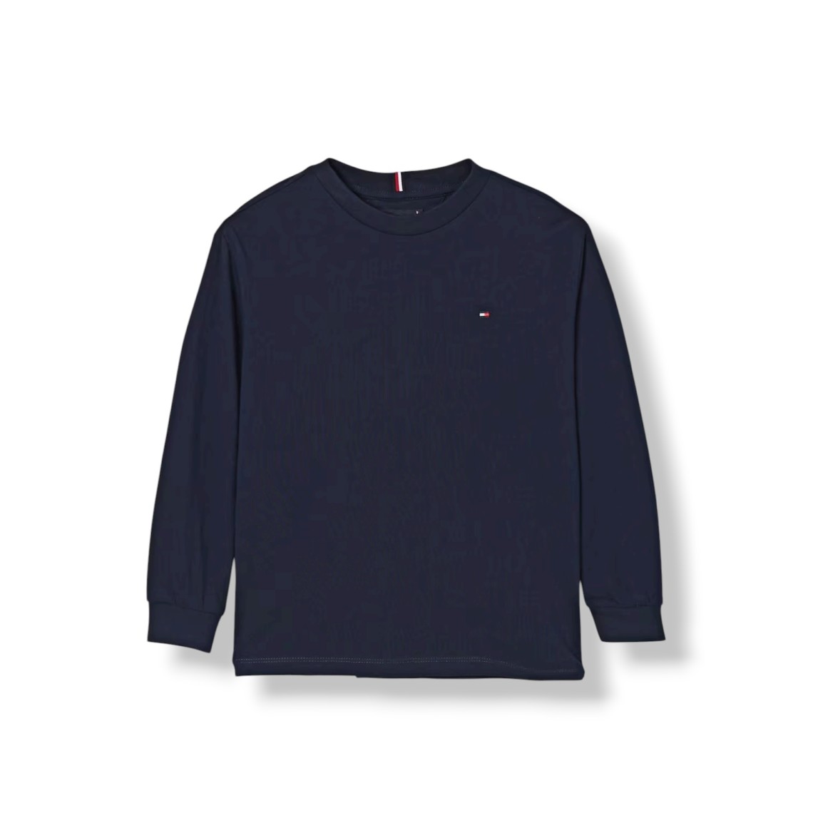 T-shirt in cotone con mini logo Tommy Hilfiger