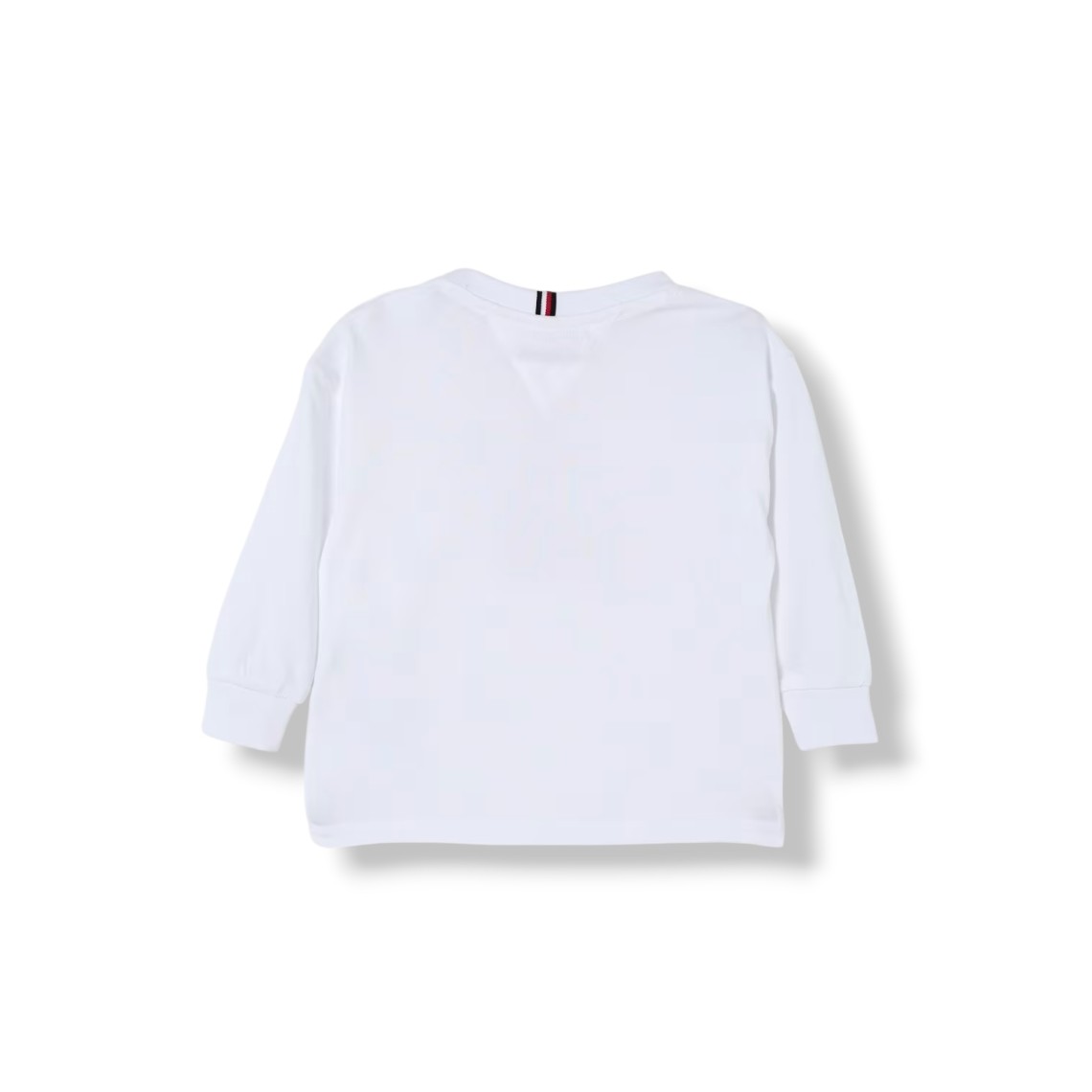 T-shirt in cotone con mini logo Tommy Hilfiger