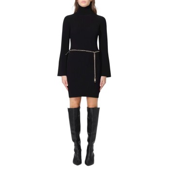 Abito a collo alto Michael Kors con catena