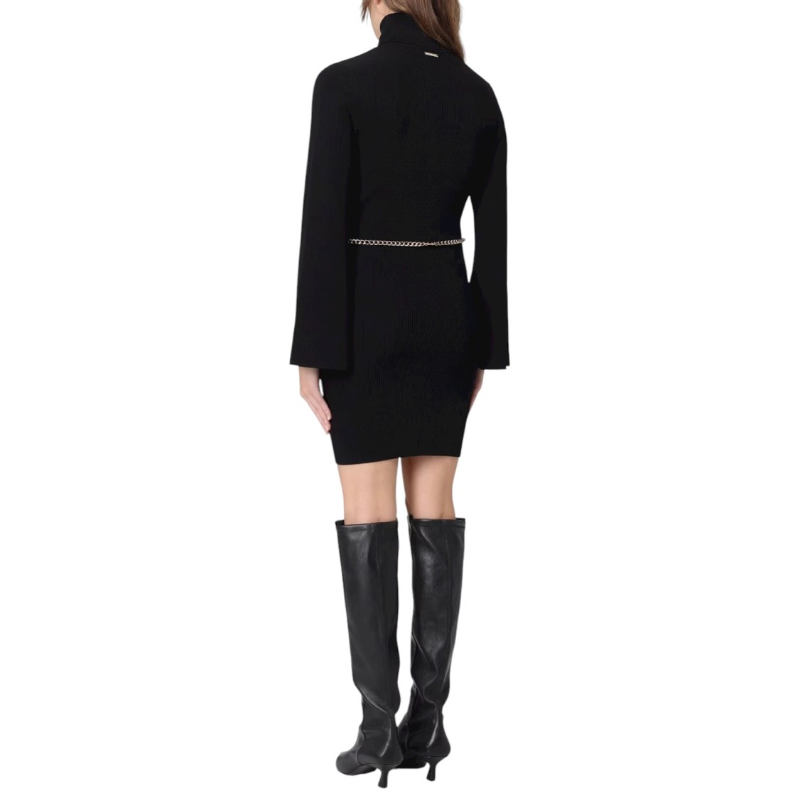 Abito a collo alto Michael Kors con catena