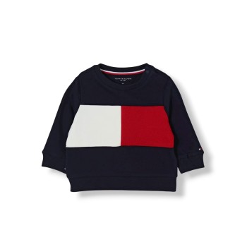 Maglia in cotone tricolor Tommy Hilfiger