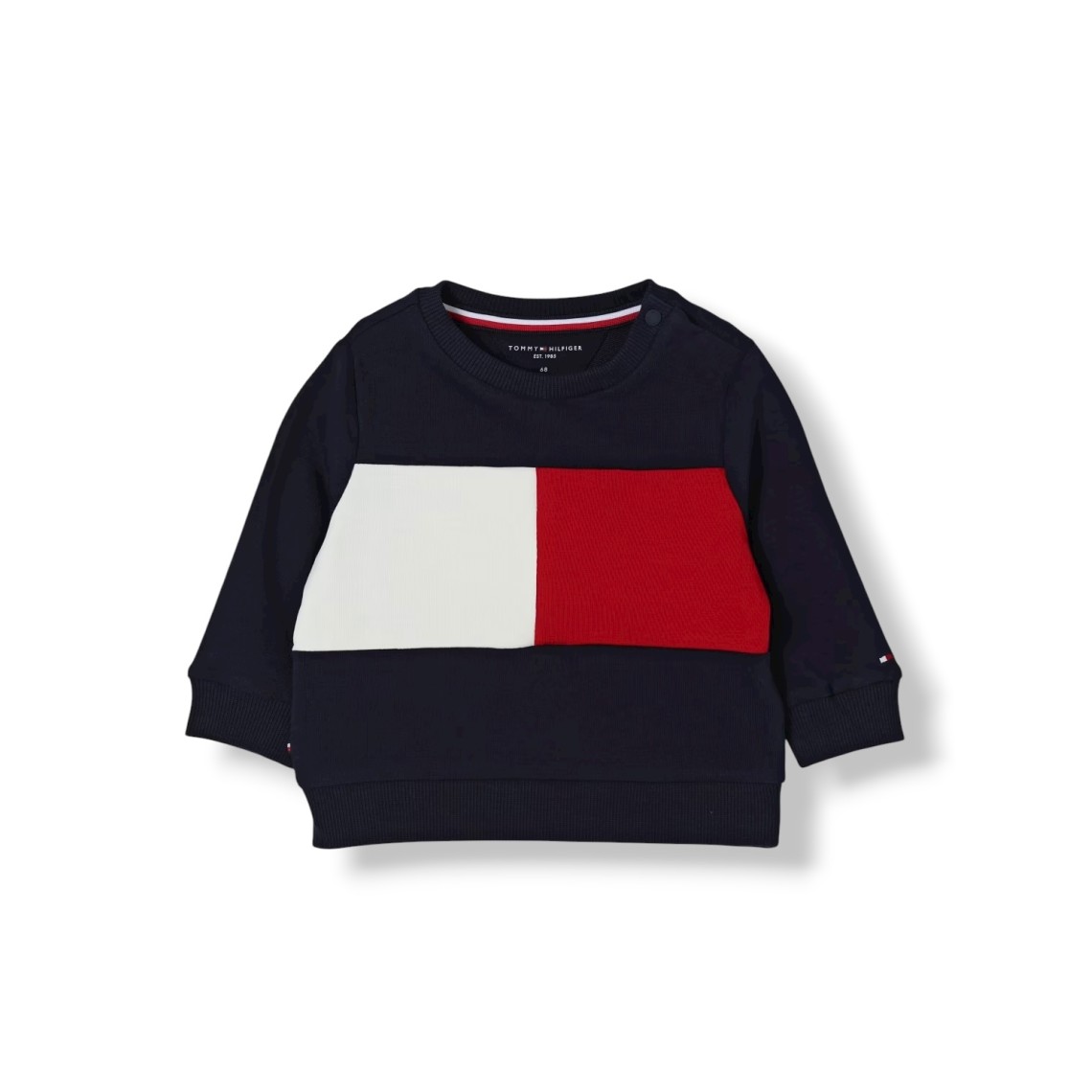 Maglia in cotone tricolor Tommy Hilfiger