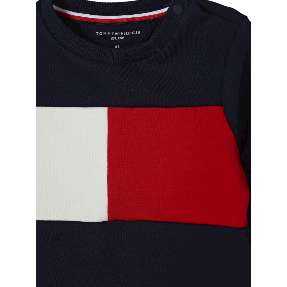 Maglia in cotone tricolor Tommy Hilfiger