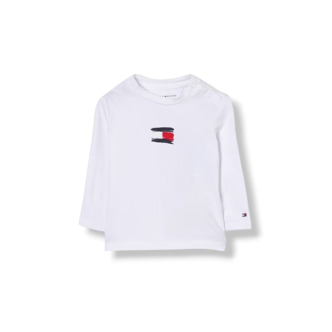 T-shirt in cotone con logo Tommy Hilfiger