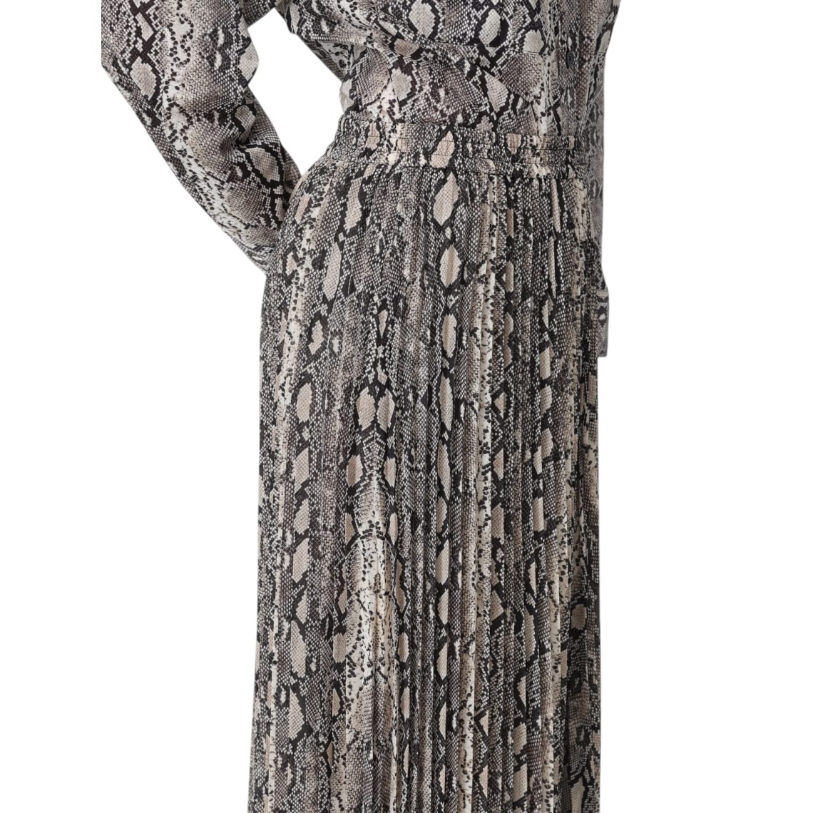 Gonna lunga Michael Kors in crêpe stampato