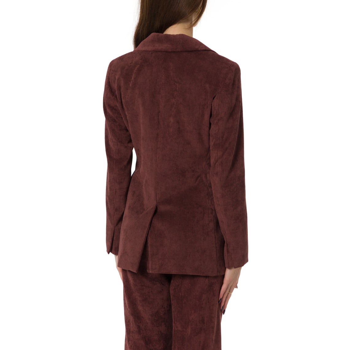 Giacca doppiopetto in velluto a coste Emme Marella