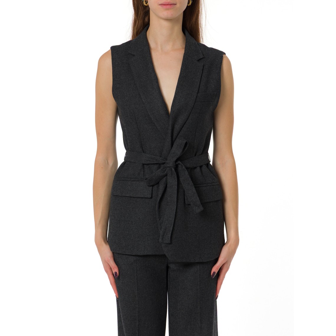 Blazer smanicato in flanella Emme Marella