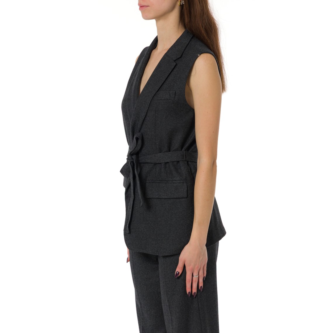 Blazer smanicato in flanella Emme Marella