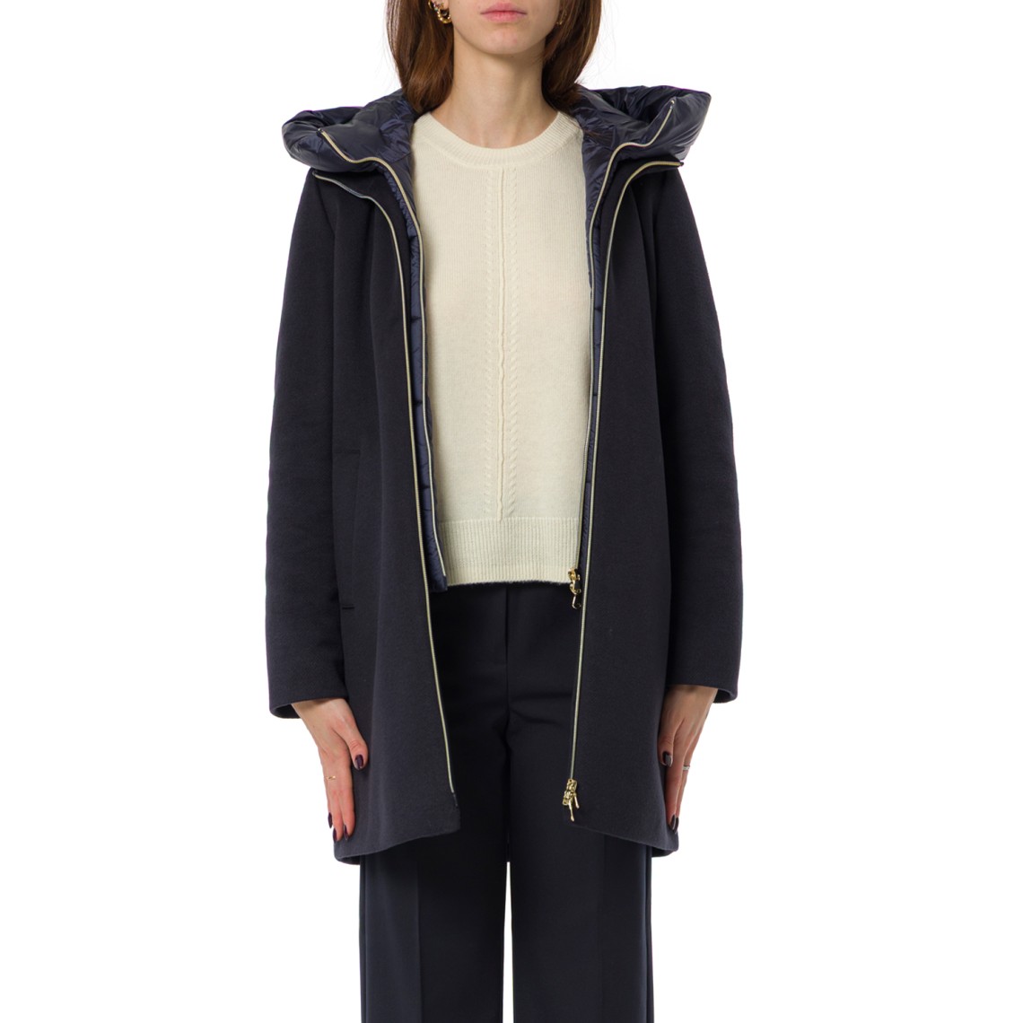 Cappotto con cappuccio Emme Marella