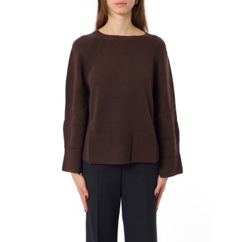 Maglia girocollo in lana Emme Marella