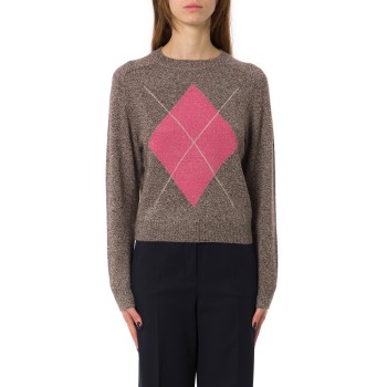 Maglia boxy con filo di lurex Emme Marella