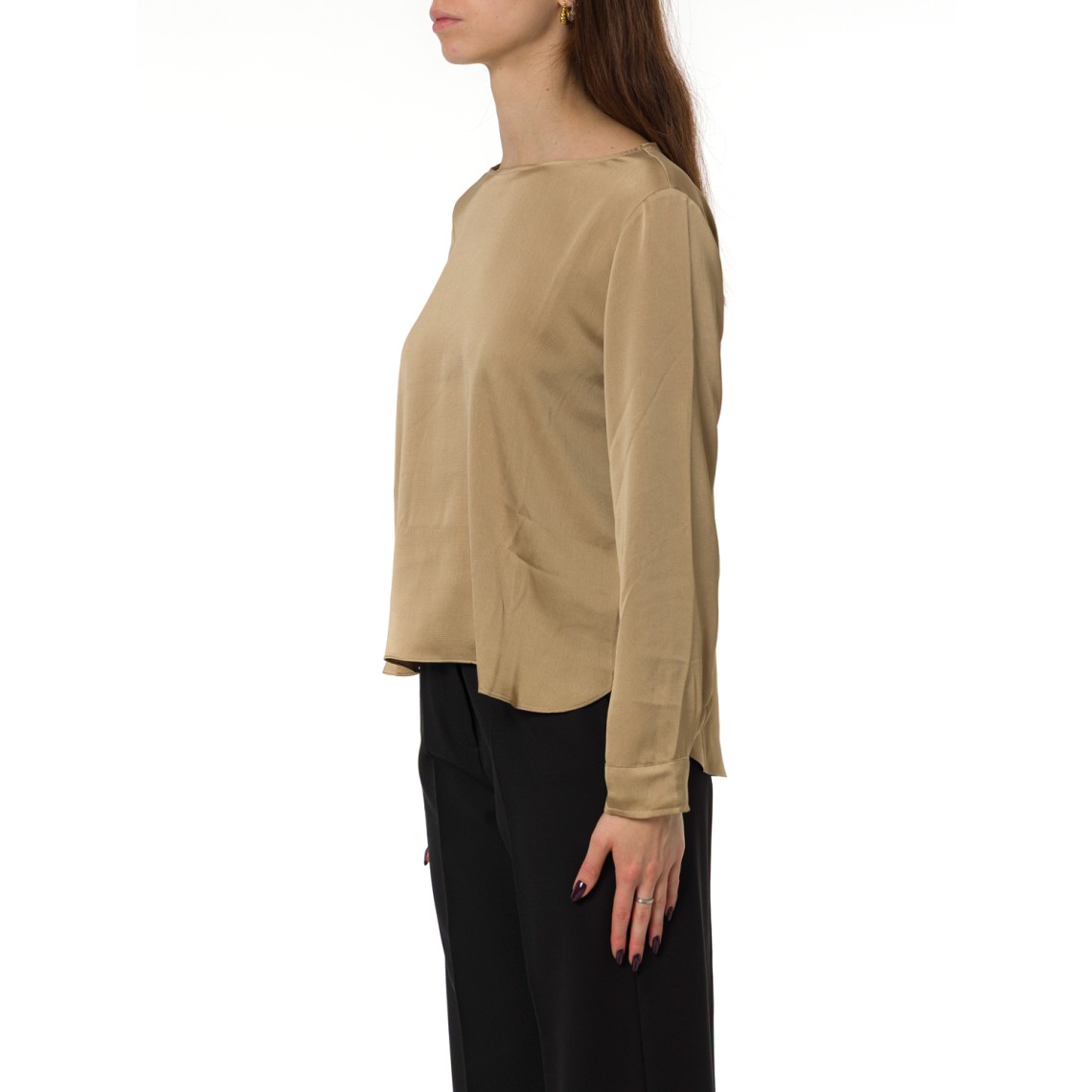 Blusa in raso martellato Emme Marella