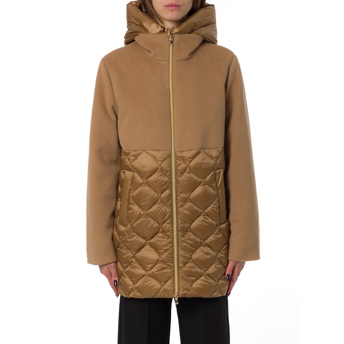 Piumino imbottito con dettagli trapuntati Emme Marella