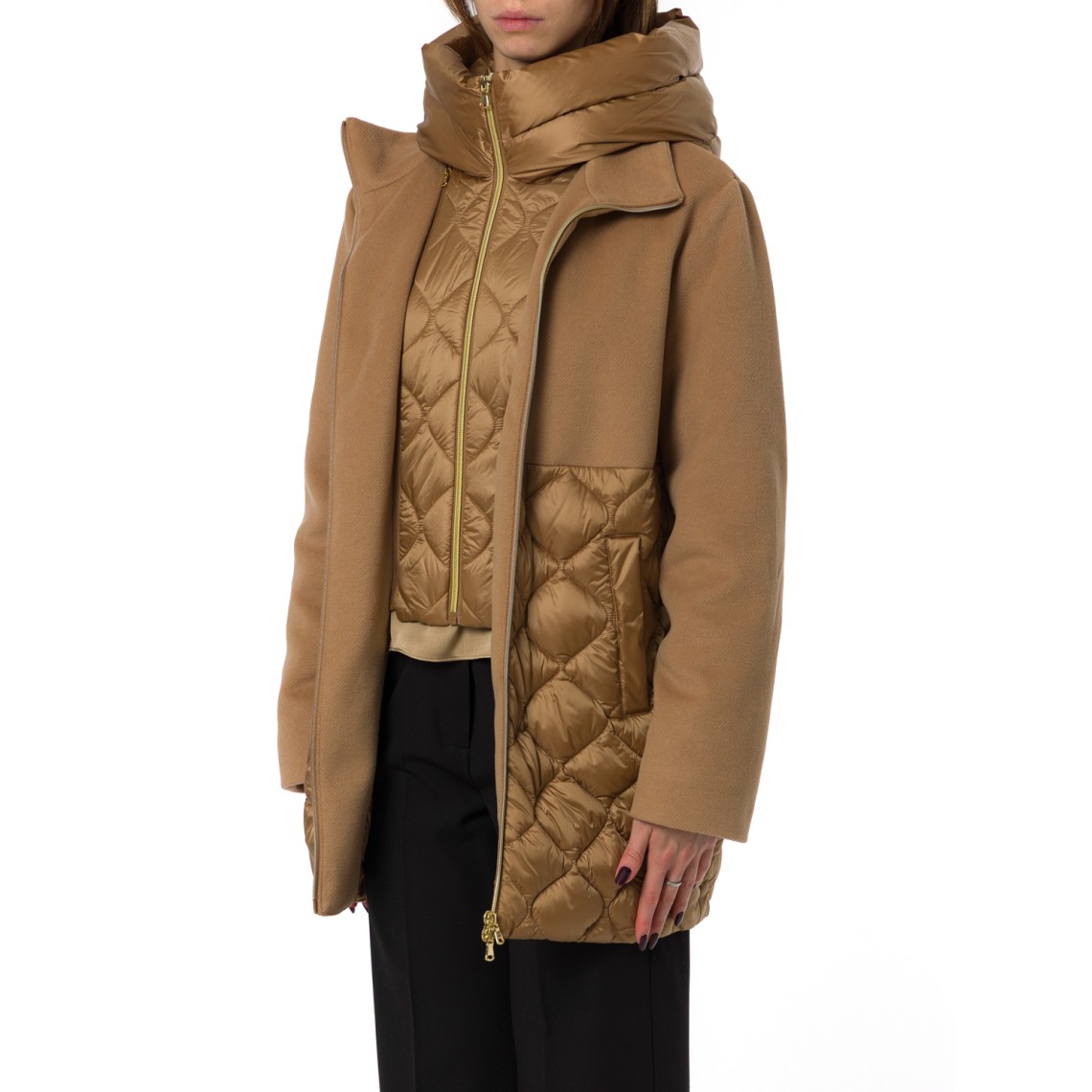 Piumino imbottito con dettagli trapuntati Emme Marella