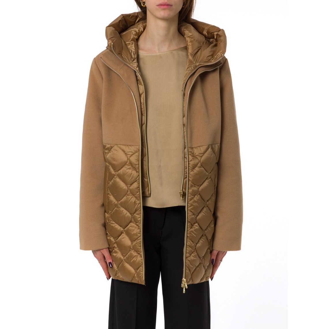 Piumino imbottito con dettagli trapuntati Emme Marella