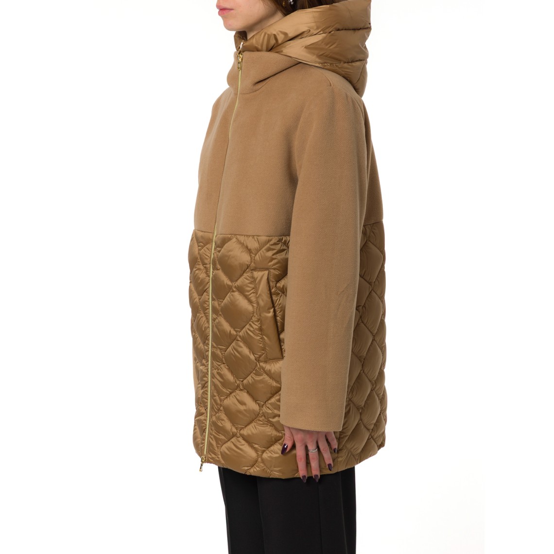 Piumino imbottito con dettagli trapuntati Emme Marella