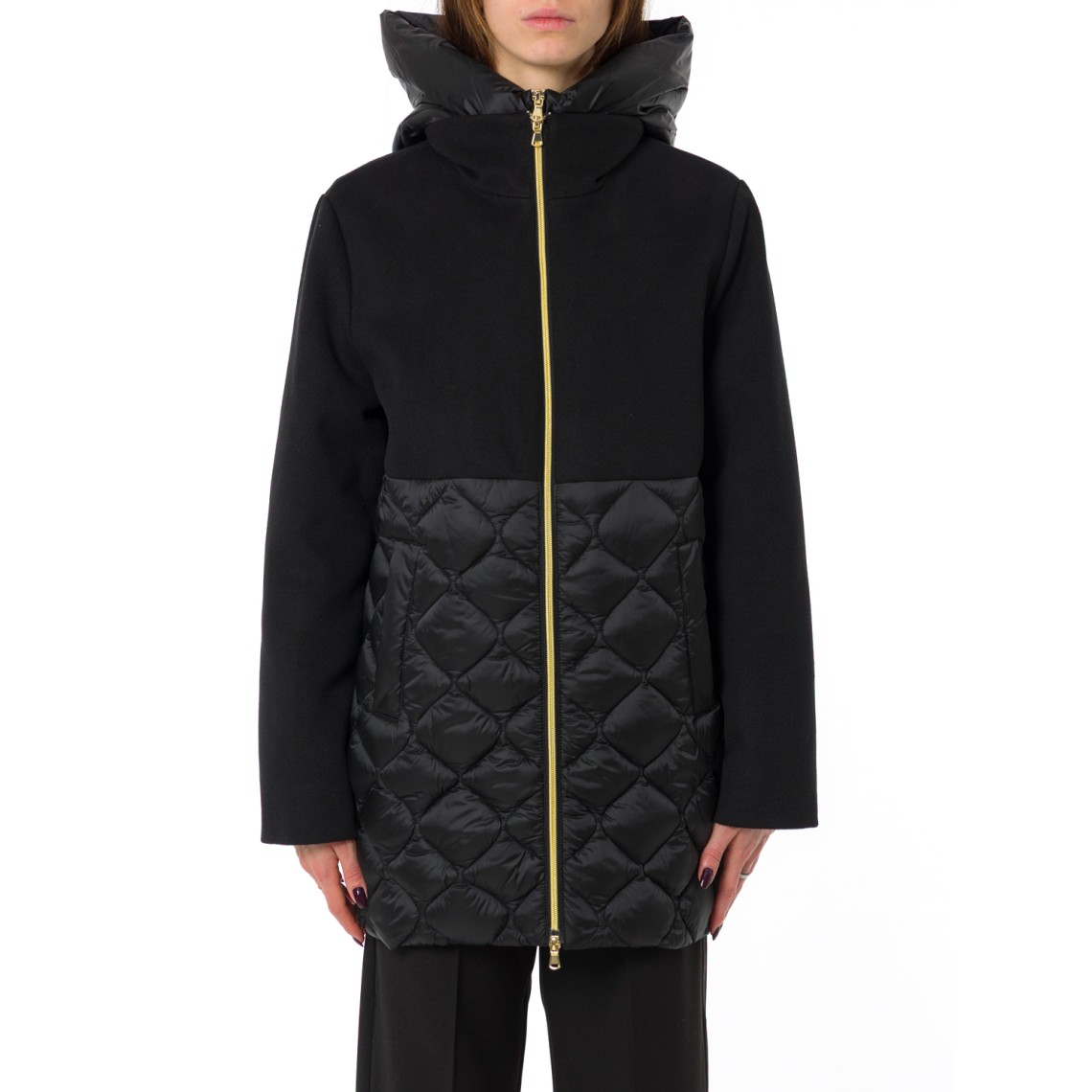 Piumino imbottito con dettagli trapuntati Emme Marella