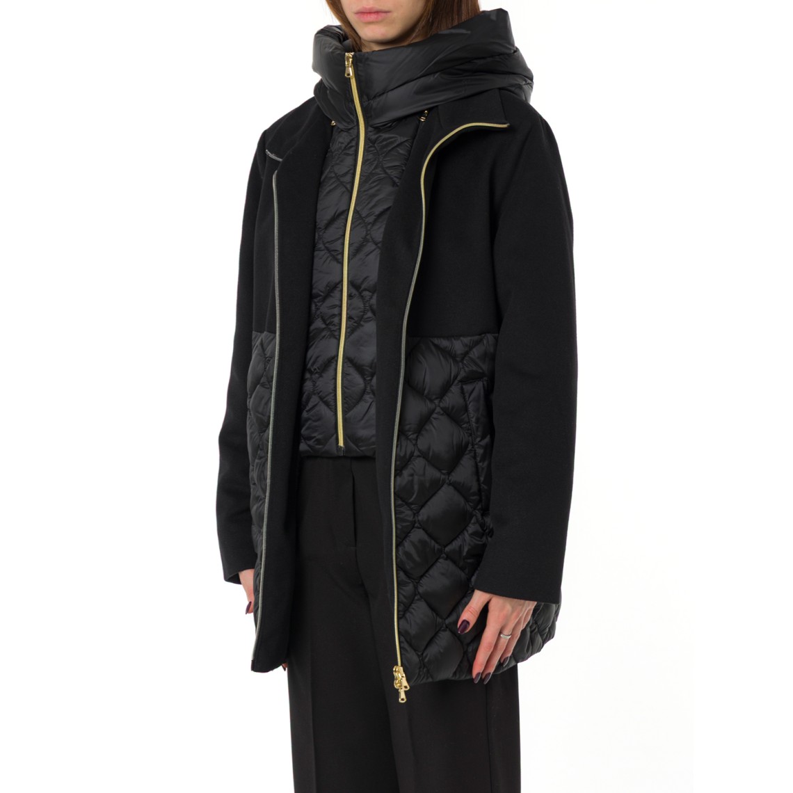 Piumino imbottito con dettagli trapuntati Emme Marella