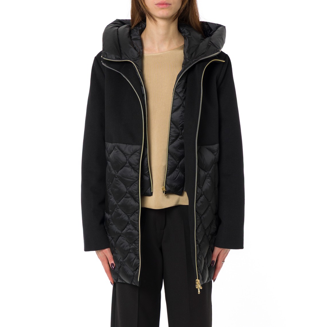 Piumino imbottito con dettagli trapuntati Emme Marella