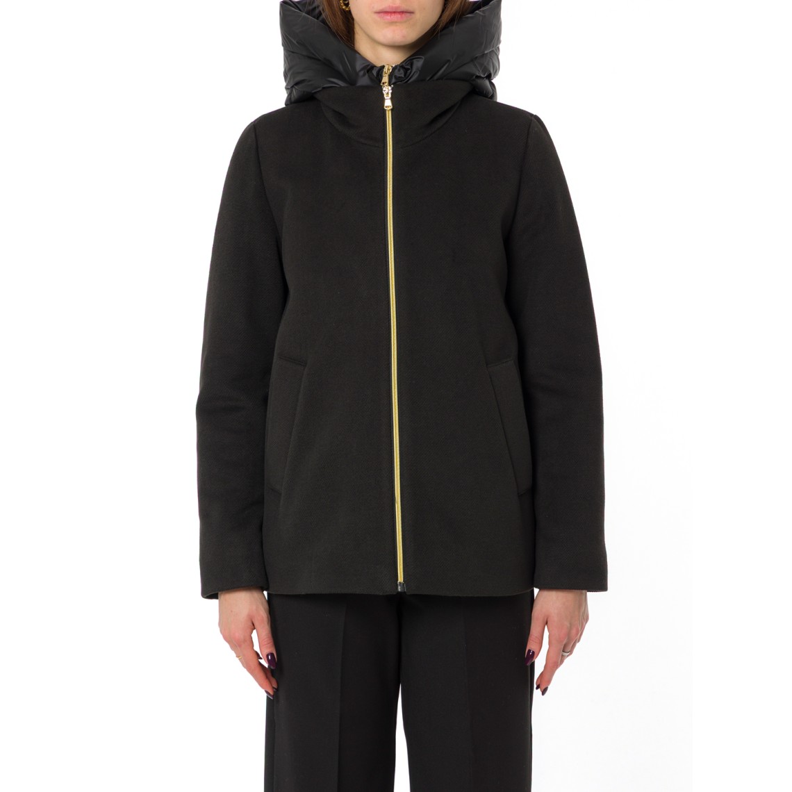 Giaccone imbottito in panno soft Emme Marella