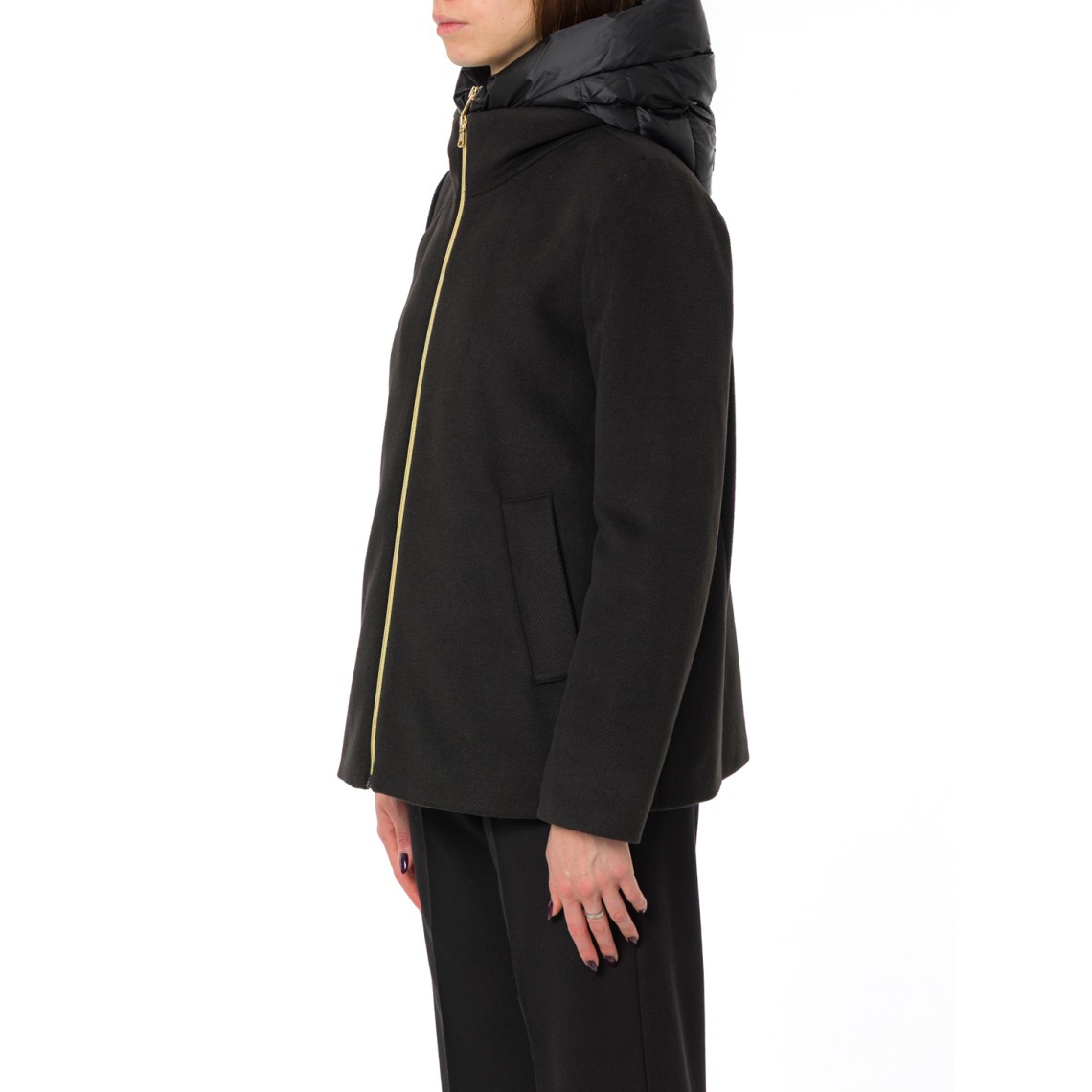 Giaccone imbottito in panno soft Emme Marella