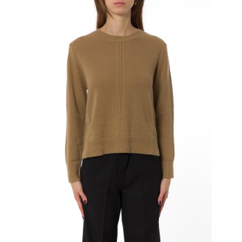 Maglia girocollo Emme Marella con spacchi laterali