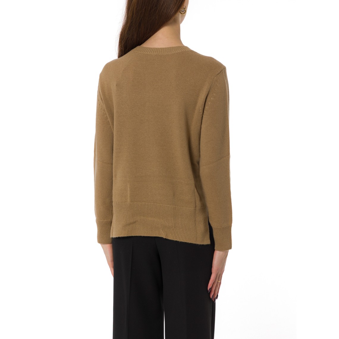 Maglia girocollo Emme Marella con spacchi laterali