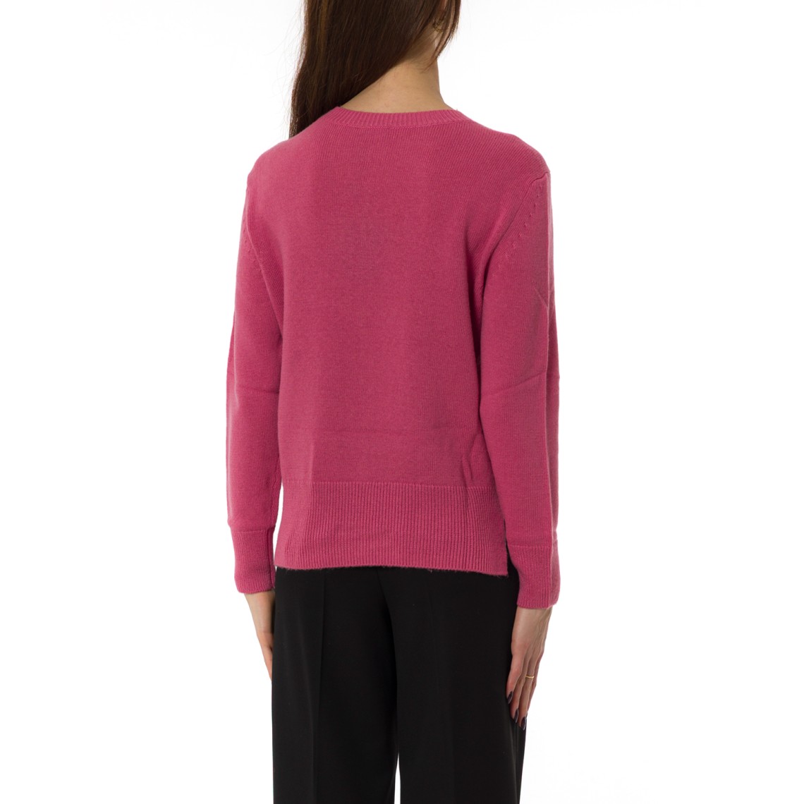 Maglia girocollo Emme Marella con spacchi laterali