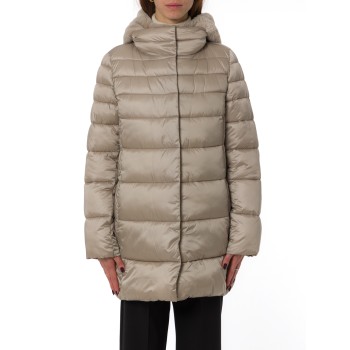 Piumino imbottito Emme Marella con pettorina in ecopelliccia