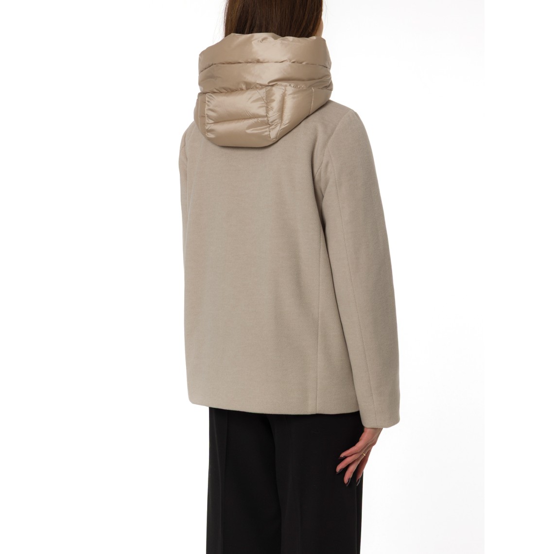 Giaccone imbottito in panno soft Emme Marella