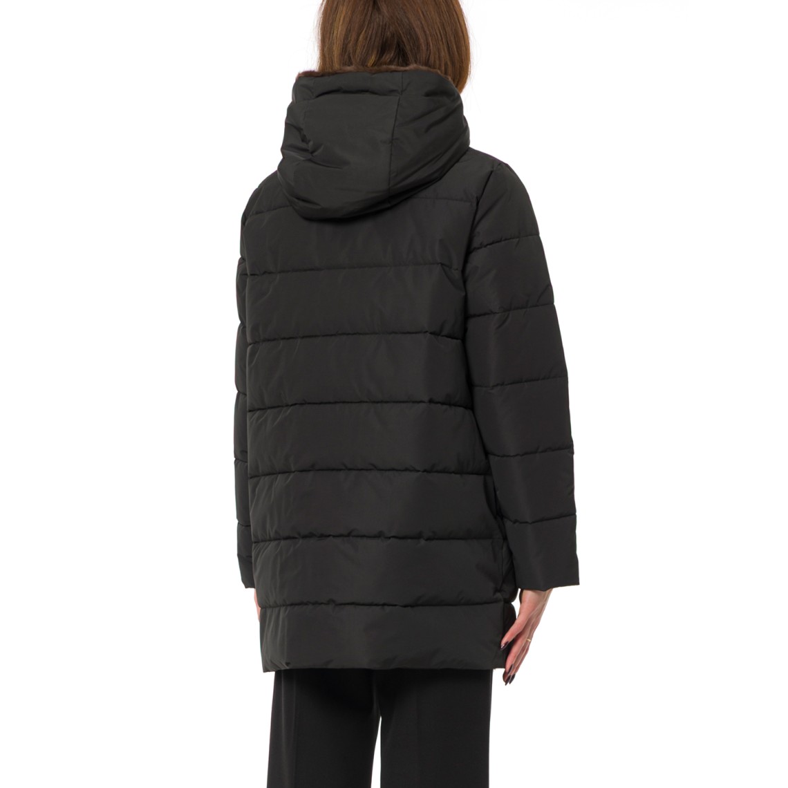 Piumino lungo in taffetà Emme Marella