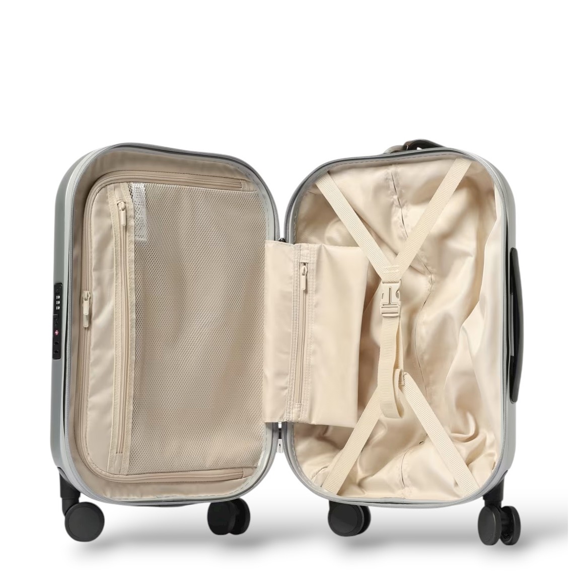 Valigia in policarbonato con maxi logo Liu Jo