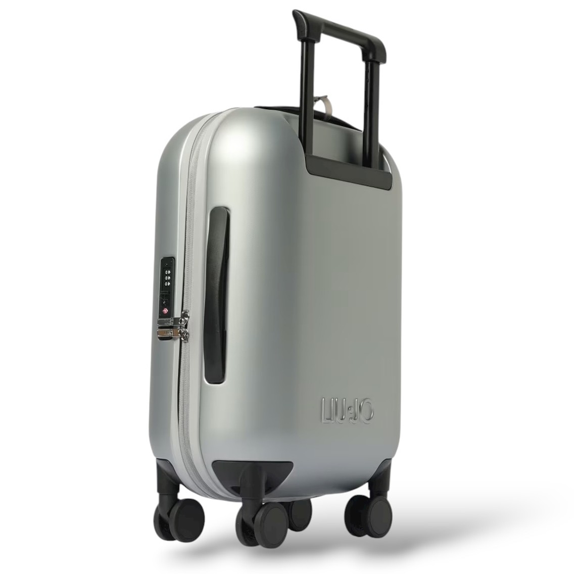 Valigia in policarbonato con maxi logo Liu Jo