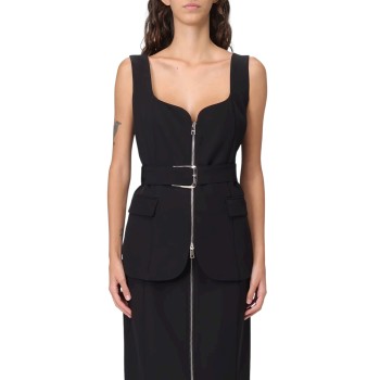 Gilet con zip e cintura Liu Jo