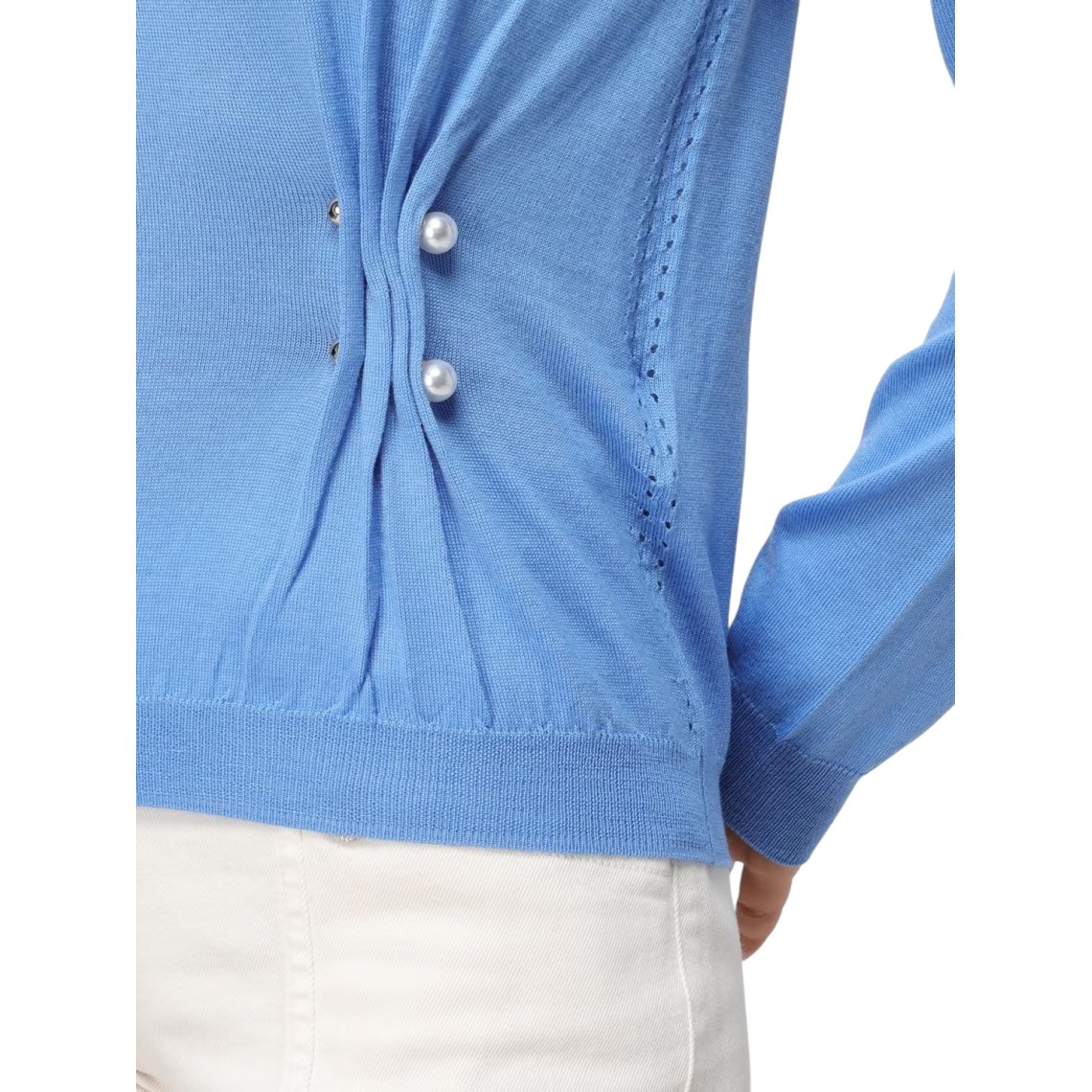 Lupetto con piercing di perle Liu Jo