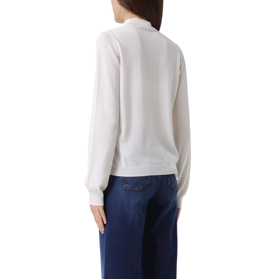 Lupetto con piercing di perle Liu Jo