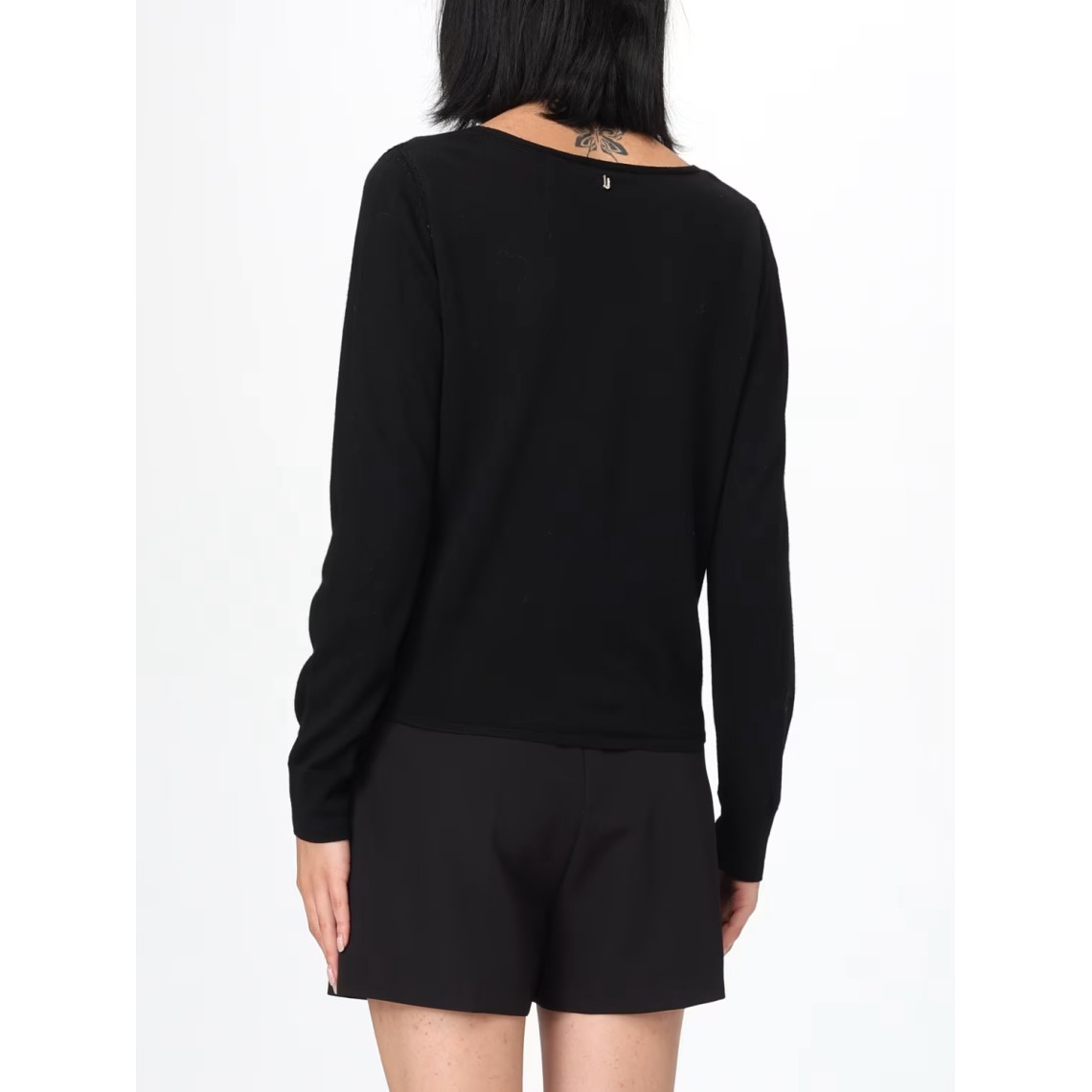 Maglia in lana vergine Liu Jo con scollo a V