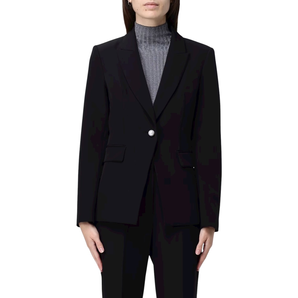 Blazer slim fit Liu Jo in crêpe